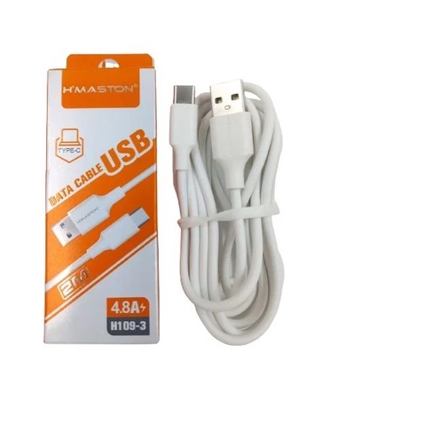 Cabo Usb Tipo C Hmaston Original 2 Metros H109 3 Cabo Rápido Shopee