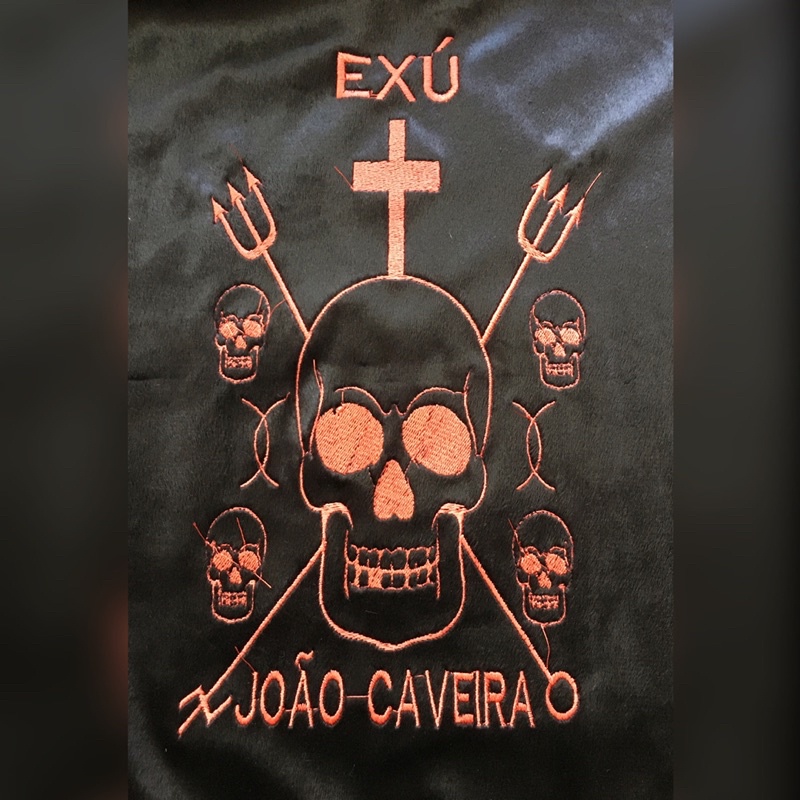 Capa De Ex Bordada Jo O Caveira Shopee Brasil