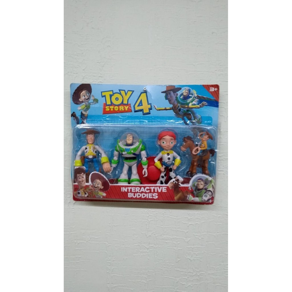 Kit Bonecos Toy Story Woody Jessie Buzz Lightyear Bala Gr Shopee Brasil