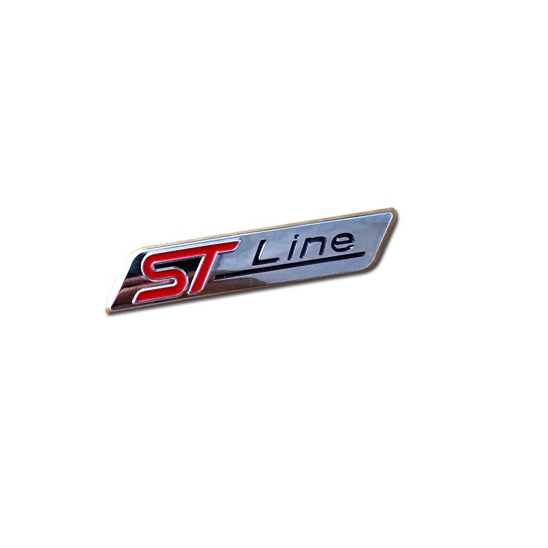 Emblema St Line Cromado Para Ford Focus Fiesta K Fusion Shopee