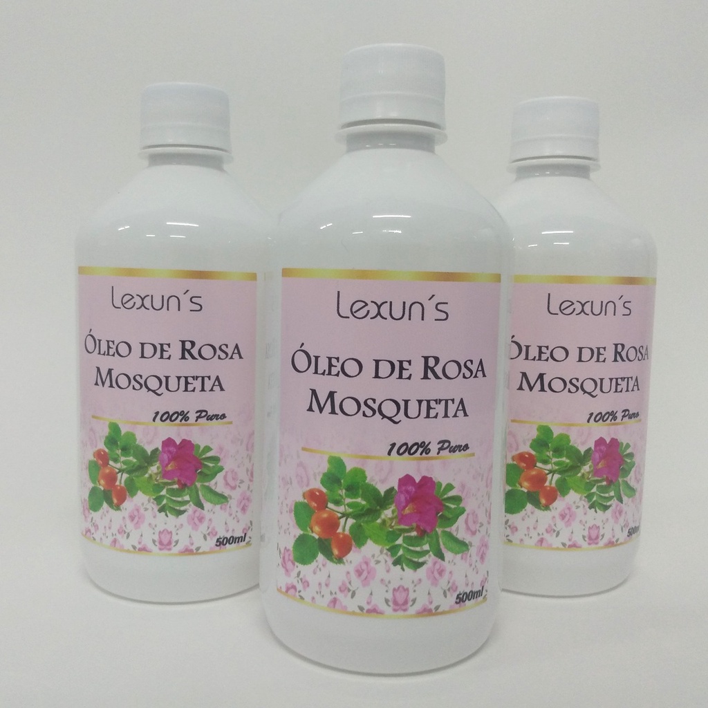 Oléo de Rosa Mosqueta Lexuns 500ml Shopee Brasil