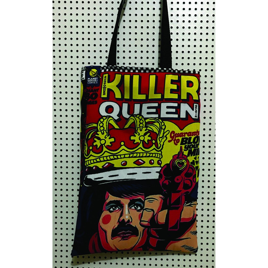 Bolsa Dupla Face Killer Queen Musica Rock Banda Bolsa Sacola Ecobag