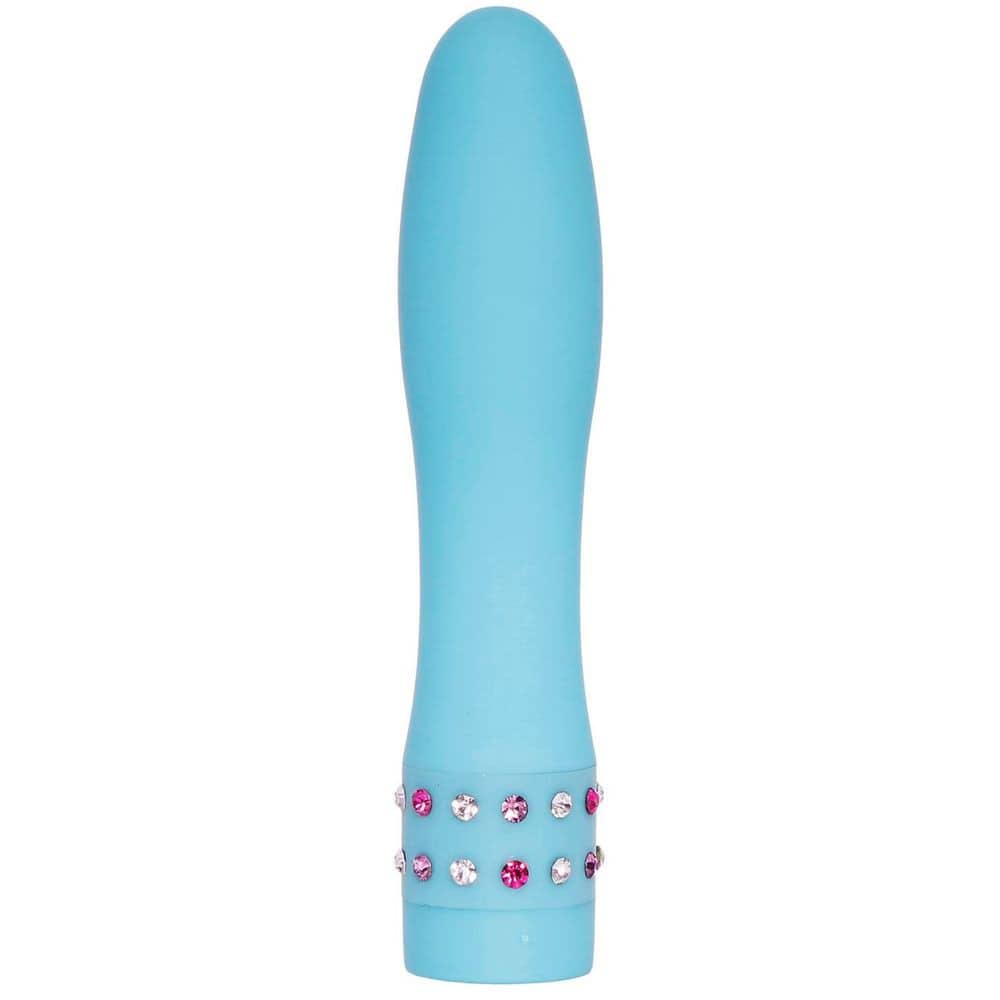 Vibrador Personal Luxo Multivelocidade Strass Toque Aveludado Sex