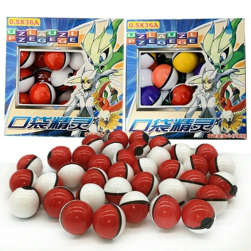 Estilos Set Pokeball Pokemon Elf Bola Anime Pikachu Dolls Pcs