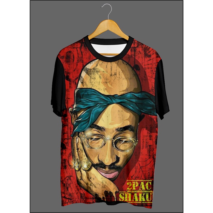 Camiseta Tupac Shakur Ambitionz Shopee Brasil