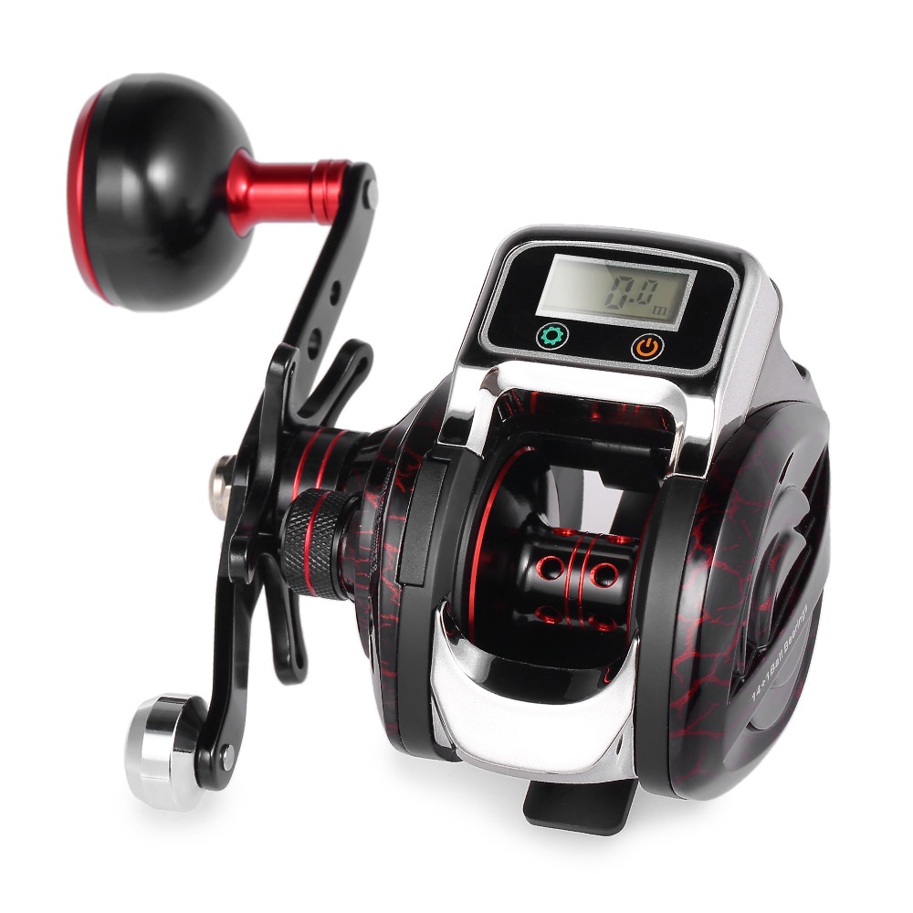 Bb Rolamento De Esferas Bait Casting Fishing Reel Digital