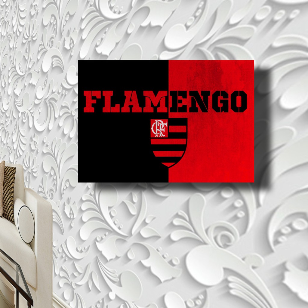 Placa Quadro Decorativo Flamengo Shopee Brasil