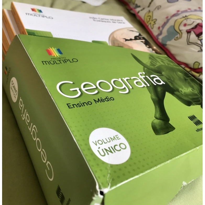 Livro Projeto Multiplo Geografia Volume único Shopee Brasil