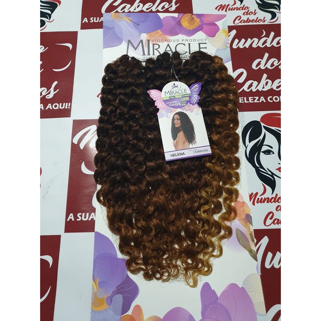 Cabelo Crochet Braid Miracle Helena Shopee Brasil