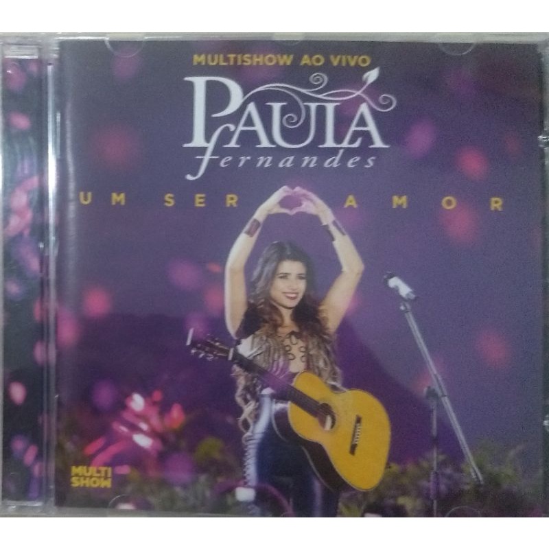 CD Paula Fernandes Um Ser Amor Multishow Ao Vivo Shopee Brasil