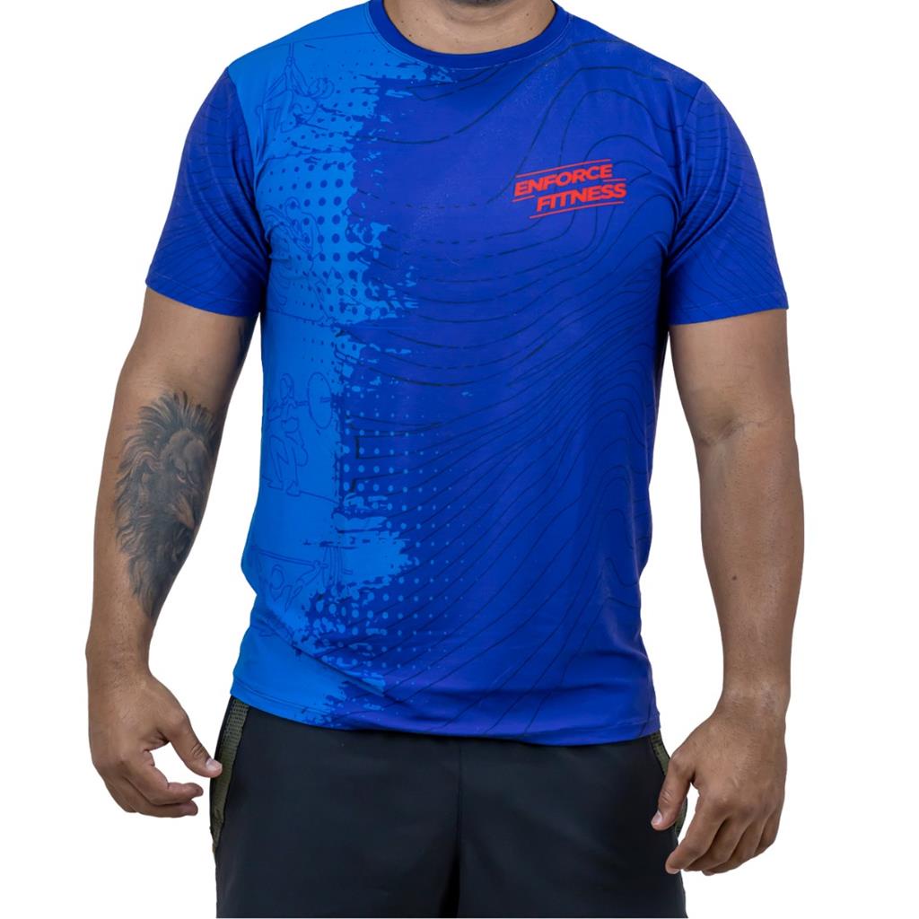 Camiseta Masculina Esportiva Dryfit Dry Fit Treino Academia Enforce