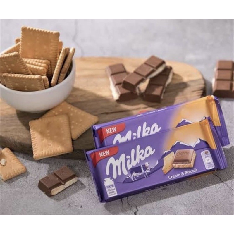 Mega Promo O Milka Cream Biscuit Chocolate Ao Leite Recheio