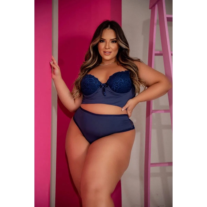 Conjunto De Lingerie Plus Size Confort Shopee Brasil