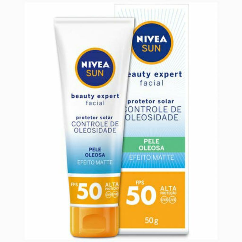 Protetor Solar Facial Nivea Sun Controle De Oleosidade FPS 50 50g