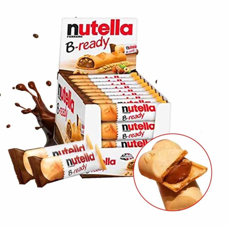 Nutella B Ready Biscoito Wafer Creme Ferrero Caixa C Unidades