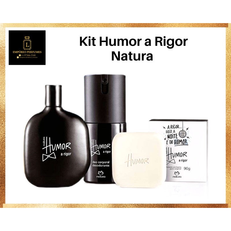 Kit Presente Humor A Rigor Colonia Desodorante Sabonete Natura Shopee