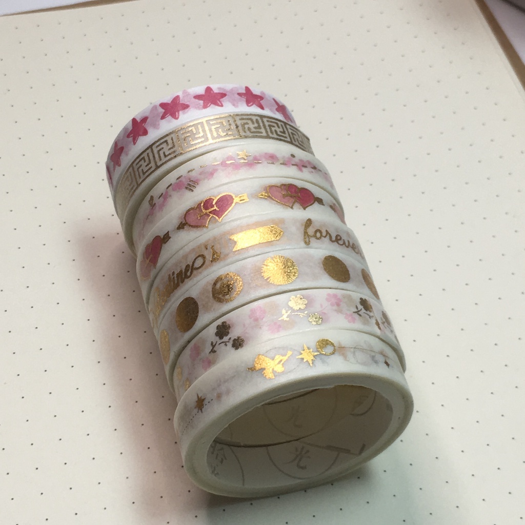 Washi Tape Fita Adesiva Decorativa Fofa Kawaii Papelaria Fofa Valentine