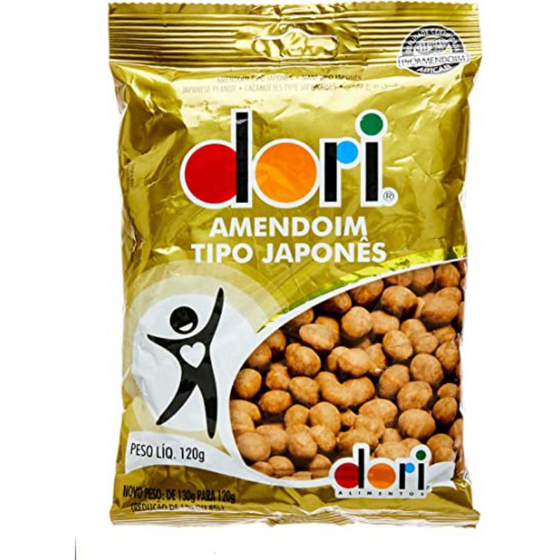 Amendoim Japonês Dori 90g Kit 10 unidades Shopee Brasil