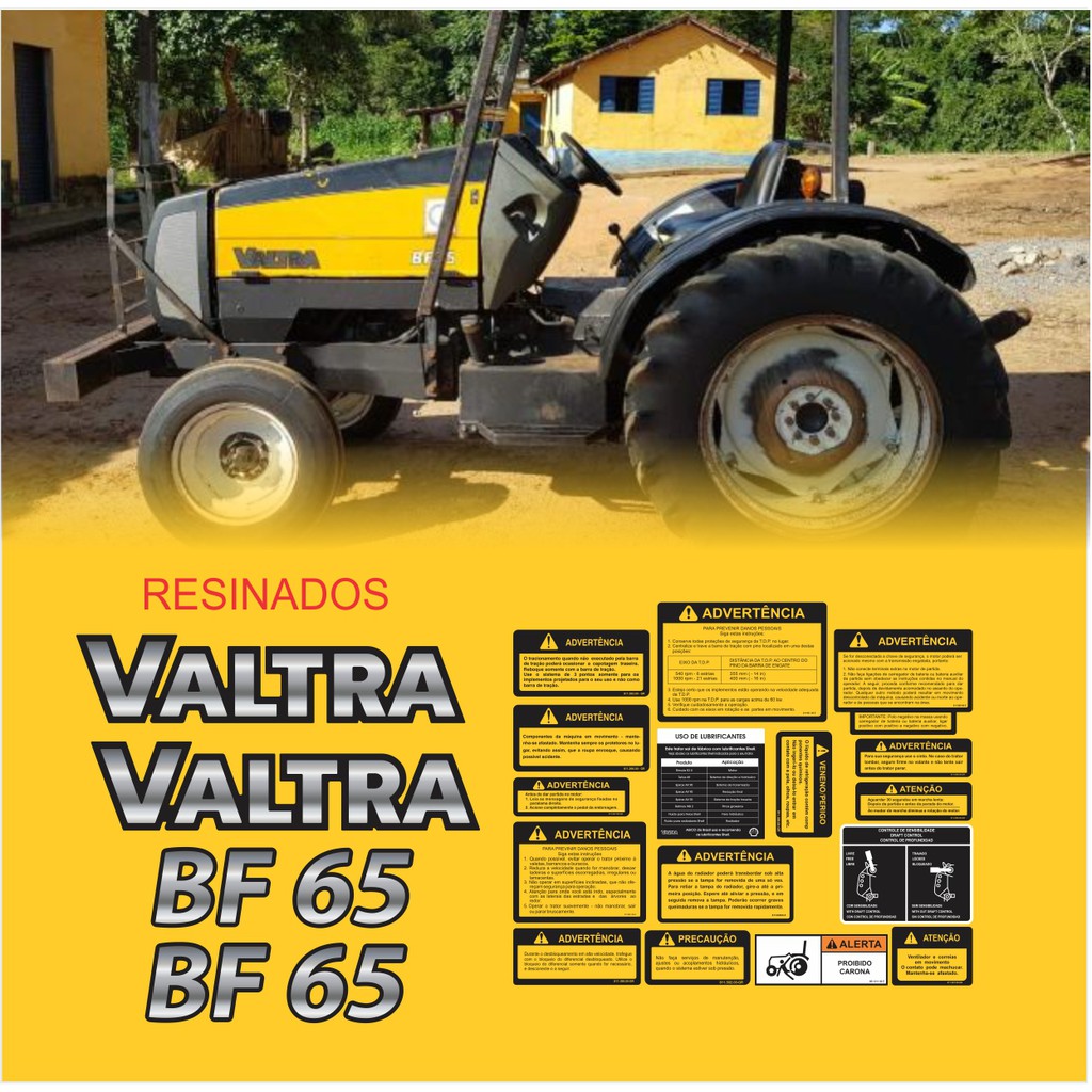 Kit Adesivos Trator De Esteira Fiatallis 7d Antigo R724 Shopee Brasil