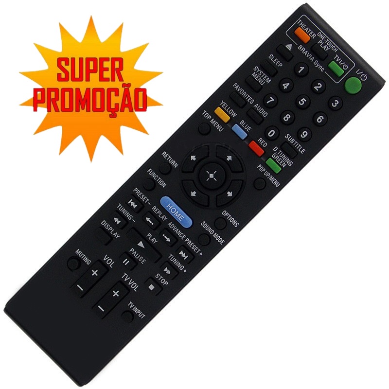 Controle Remoto Home Theater Blu Ray Sony Shopee Brasil