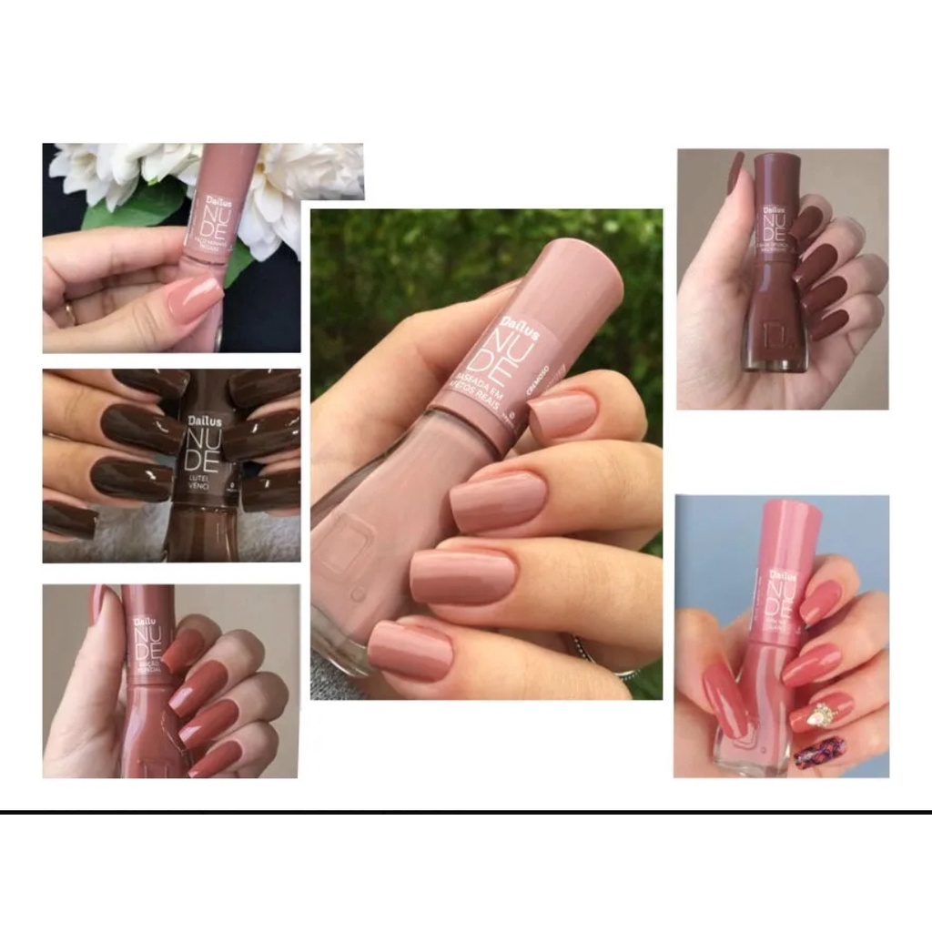 Esmalte Nude Dailus Shopee Brasil