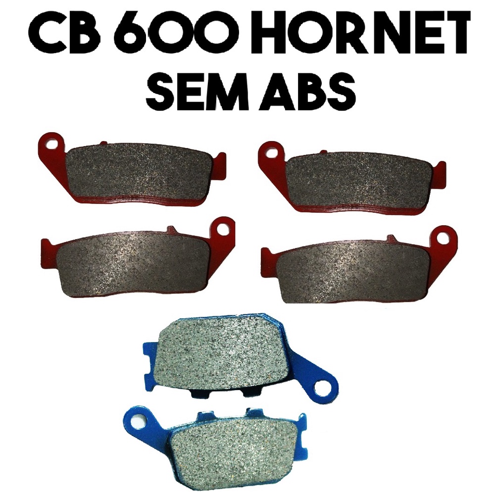 Kit Pastilhas De Freio Cb F Hornet Sem Abs Shopee Brasil