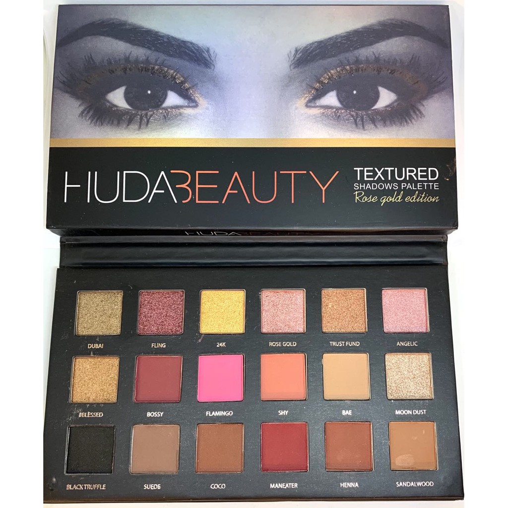 Hudabeauty Gold Desert Dusk Paleta De Sombras 18 Cores N0 1 Shopee