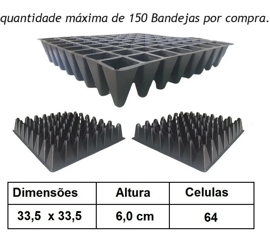 Kit Bandeja Sementeira Para Produ O De Mudas C Lulas Shopee Brasil