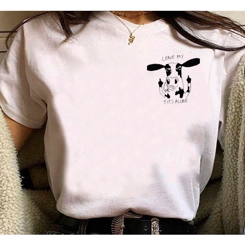 Camisa Leave My Tits Alone Shopee Brasil