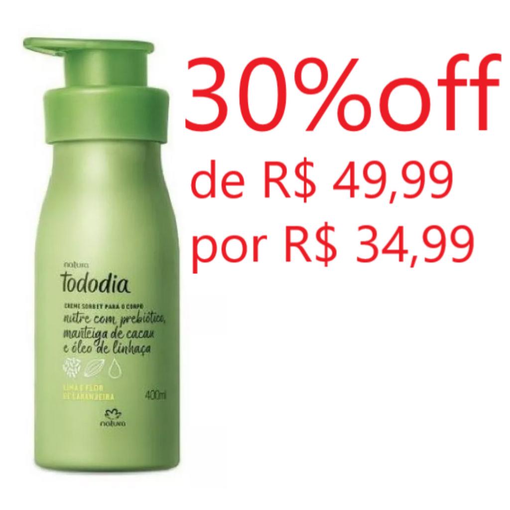 Hidratante Corporal Tododia Lima E Flor De Laranjeira Venc 10 2023