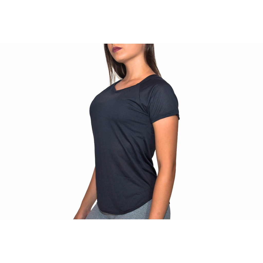 Camiseta Dry Fit Feminina Academia Corrida Prote O Uv Shopee Brasil