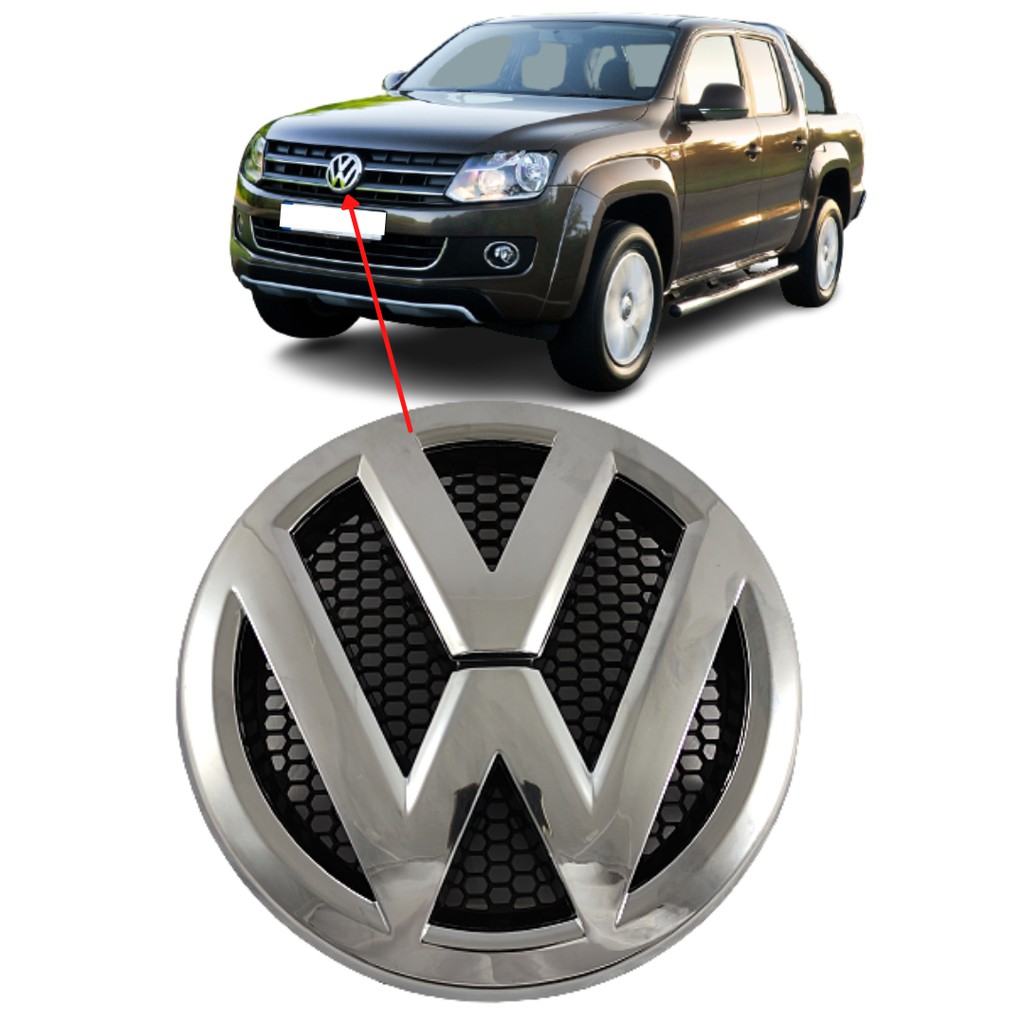 Emblema Grade Vw Amarok Cromado