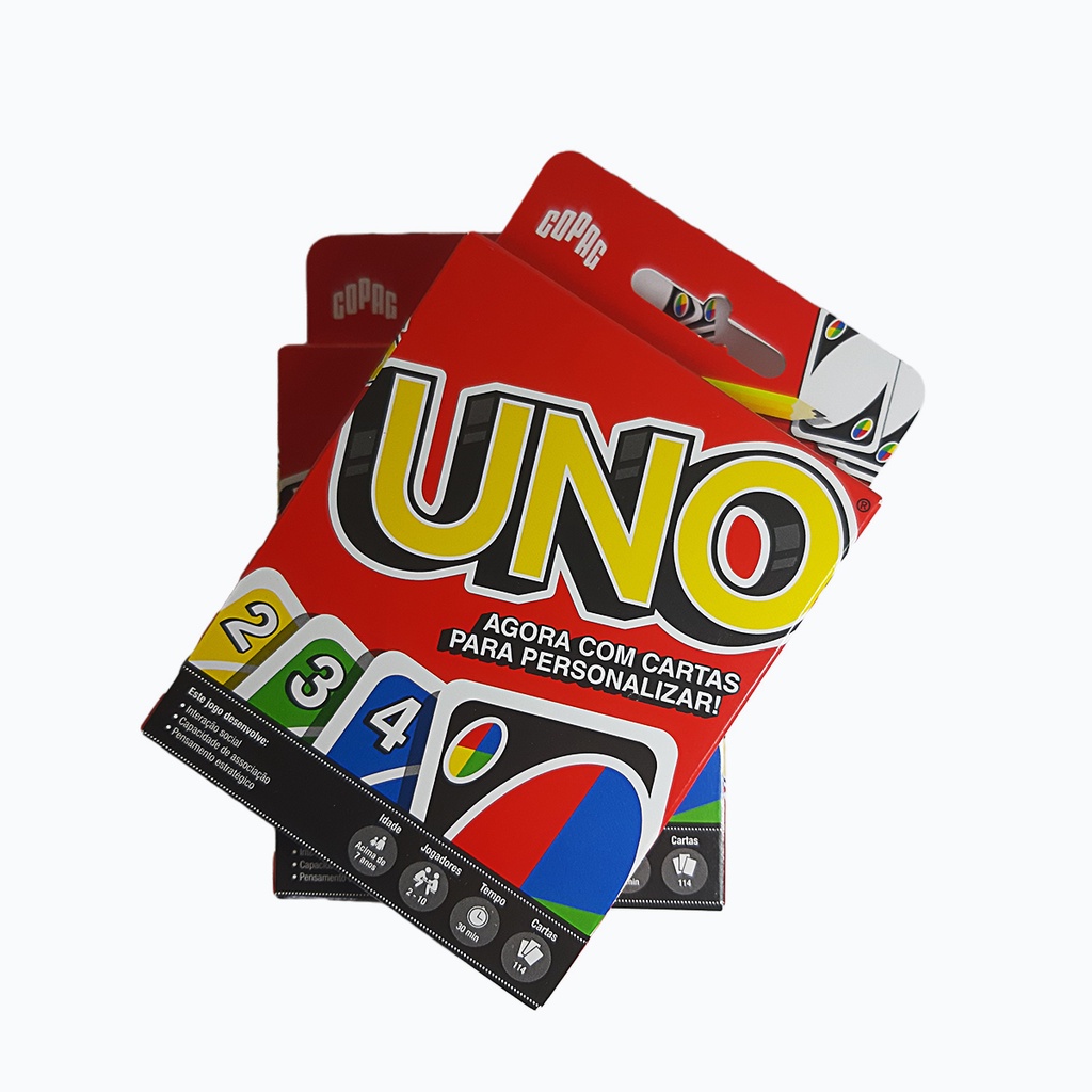 Jogo De Cartas Uno Copag Original Cartas Jogo Em Grupo Shopee Brasil