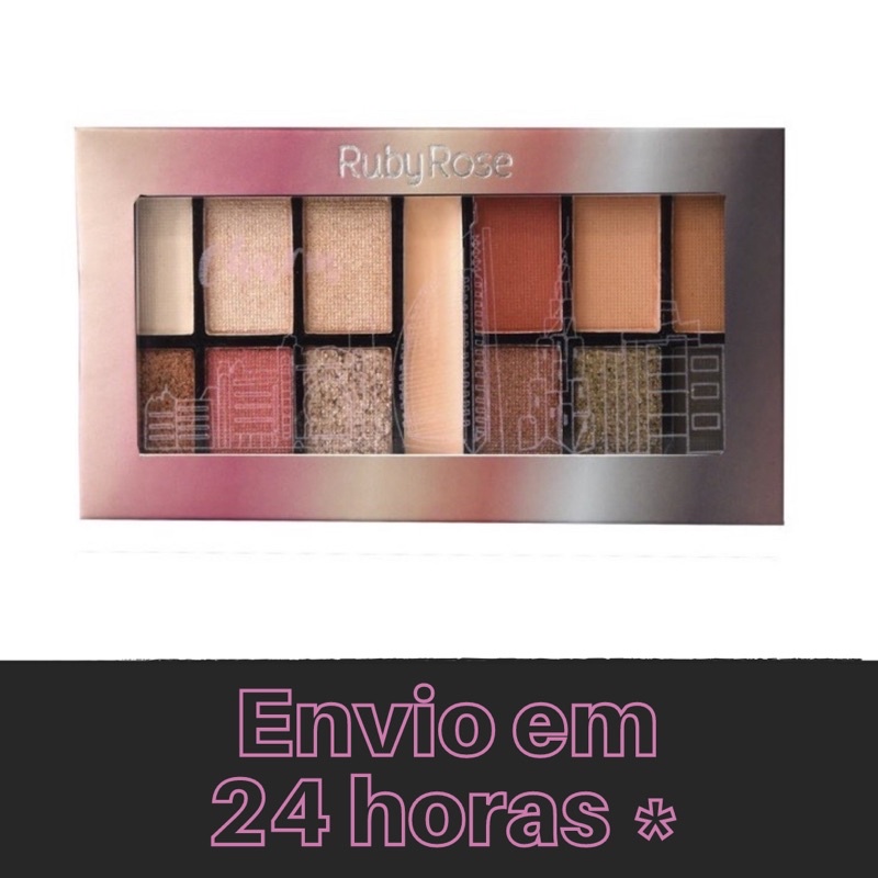 Paleta De Sombra Charm Nude Ruby Rose Shopee Brasil