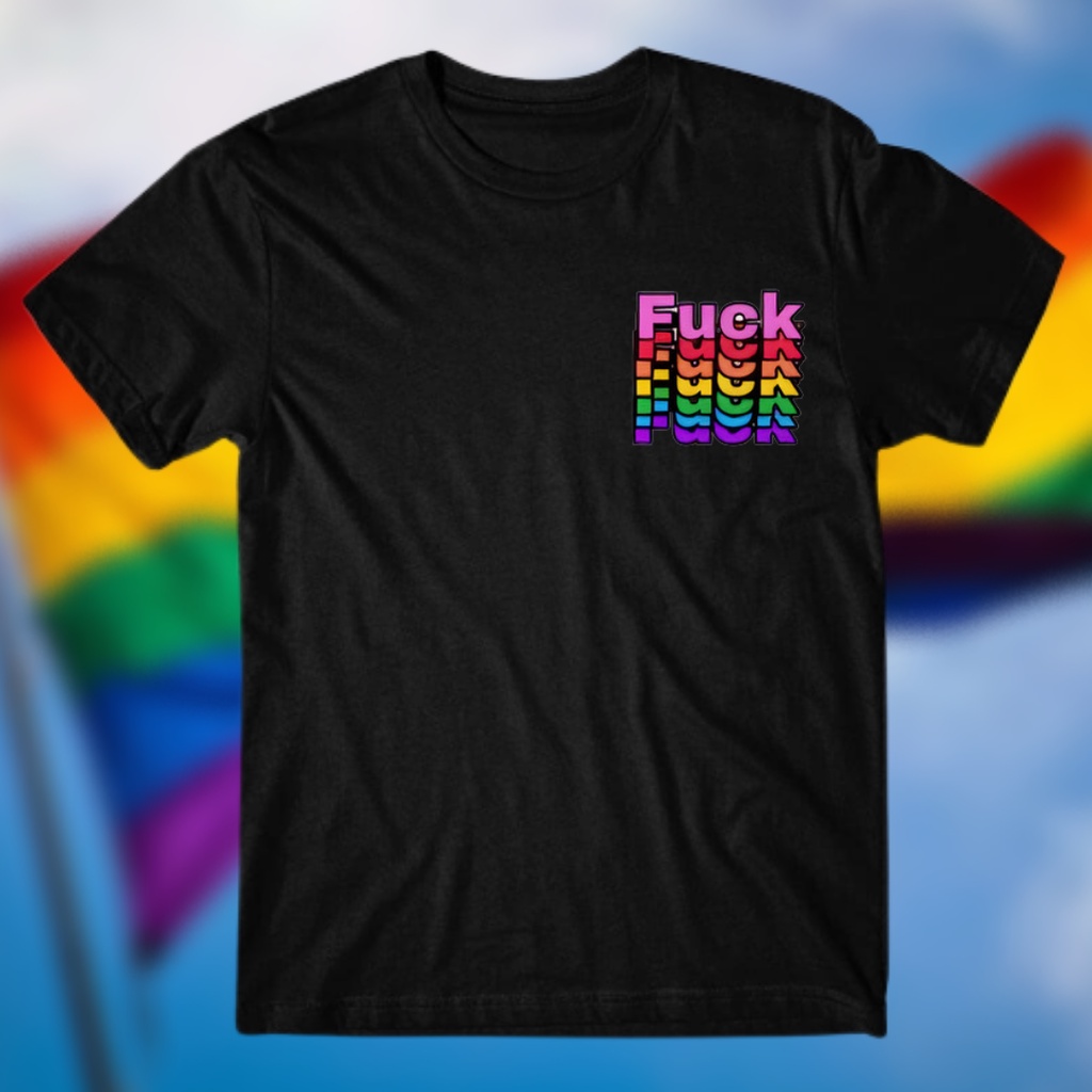 Camisa Fuck Cores Lgbtqi Unissex Shopee Brasil