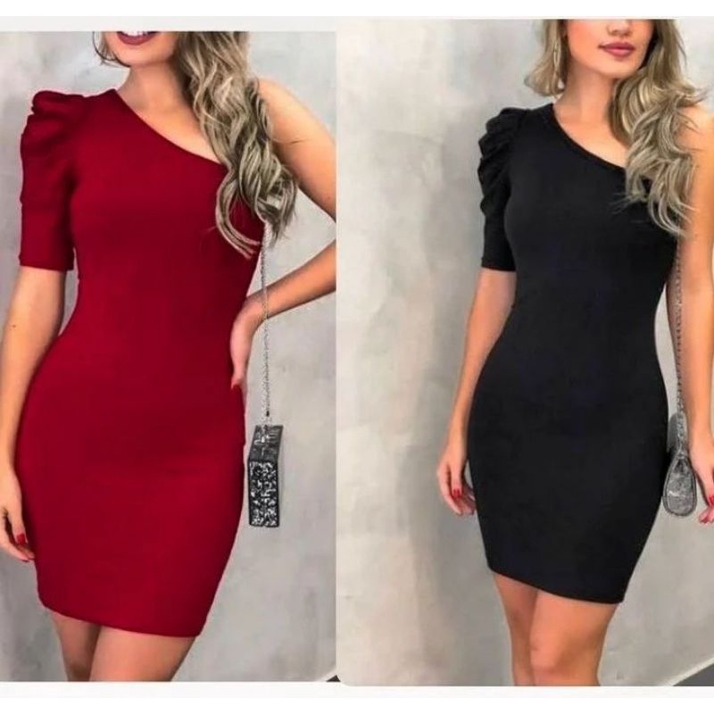 Vestido Manga Princesa Shopee Brasil