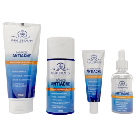 Kit Completo Tratamento Antiacne PhálleBeauty Shopee Brasil