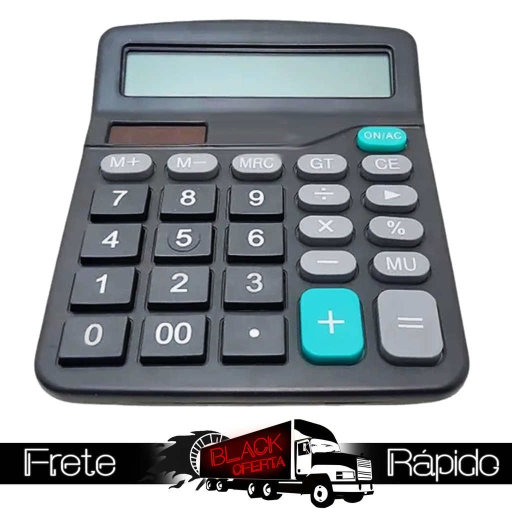 Calculadora De Mesa Comercial Escritório Display 12 Dígitos Shopee Brasil