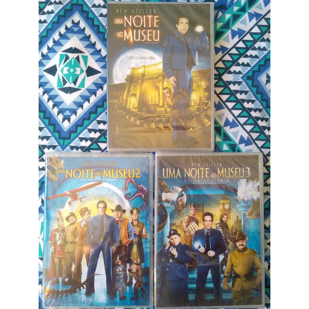 Dvd Cole O Uma Noite No Museu Filmes Lacrados Shopee Brasil