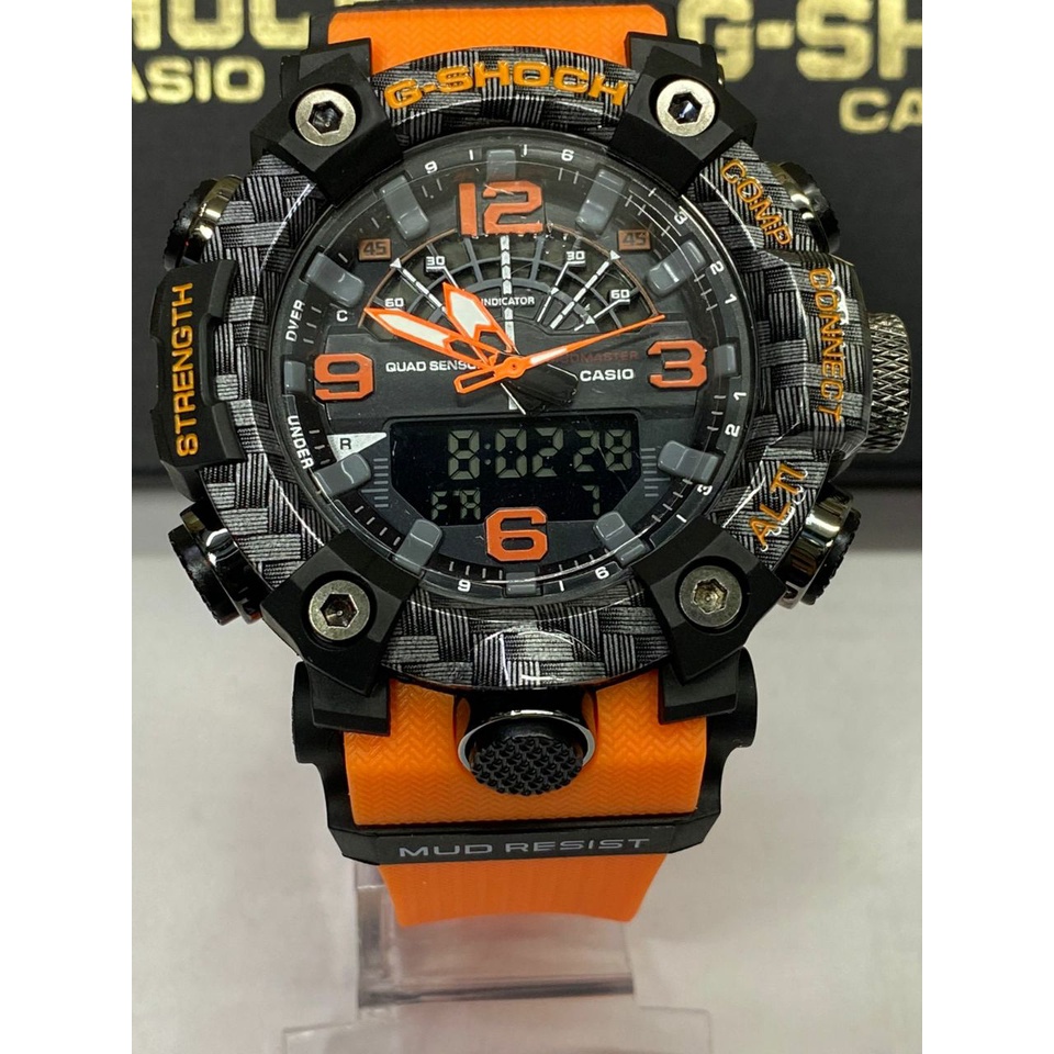 Rel Gio Masculino G Shock Mudmaster Black Out Premium Anal Gico E