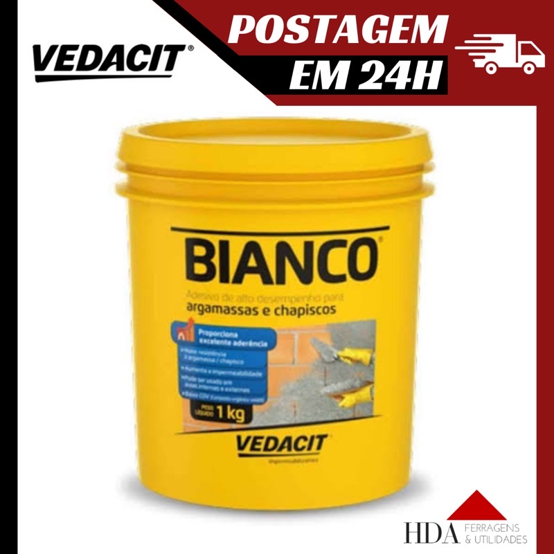 Aditivo Adesivo Bianco Para Argamassas E Chapisco 900 Ml Alto