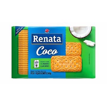 BISCOITO RENATA COCO PACOTE 360G Shopee Brasil