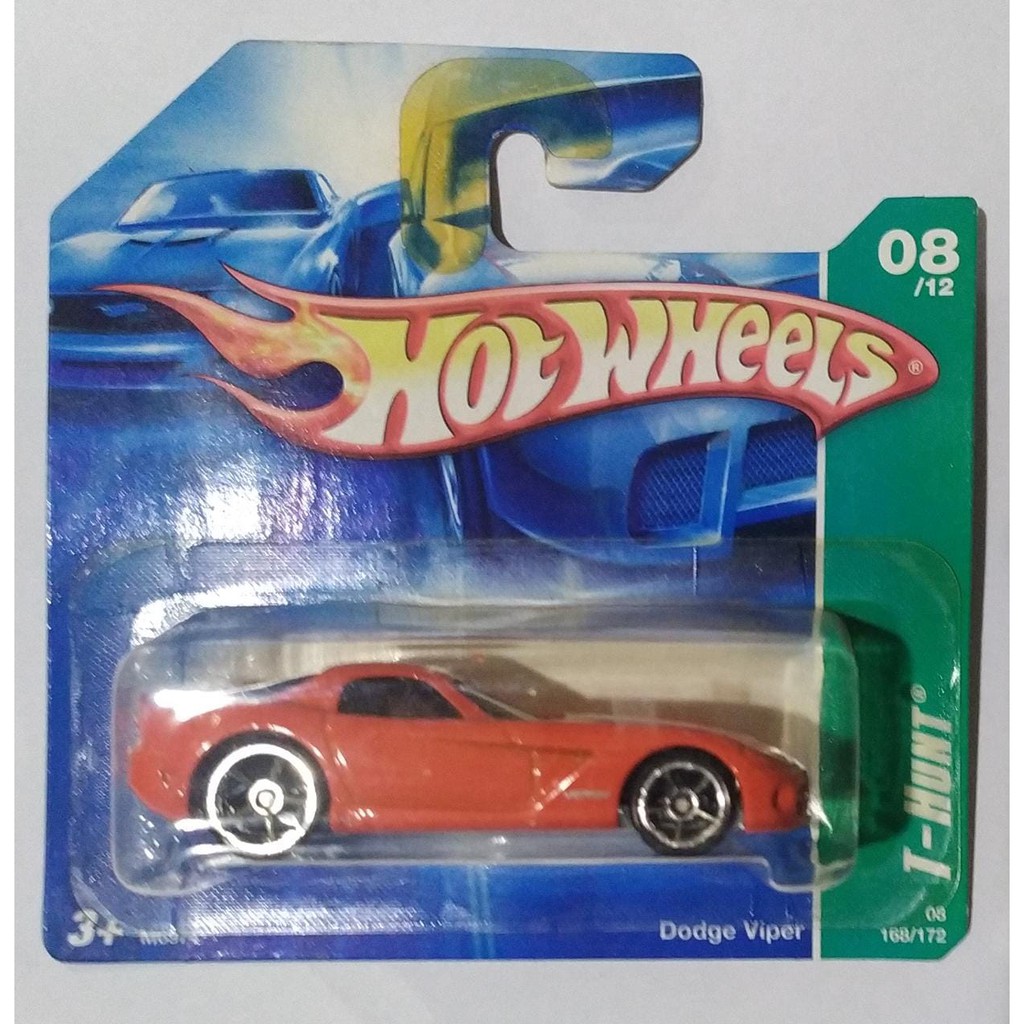 Cx Box Azul Hot Wheels Dodge Viper T Hunt Miniatura No Blister