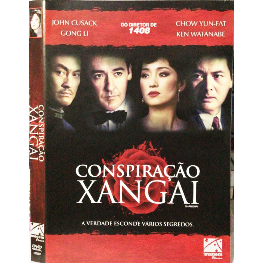 DVD Conspiração Xangai John Cusack Gong Li Chow Yun fat Ken