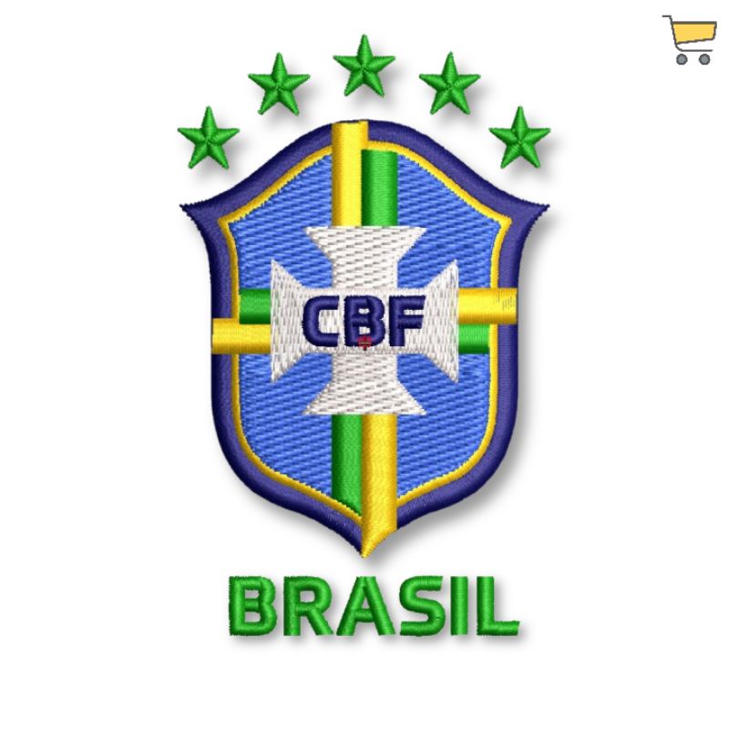 Patch Sele O Brasileira Bordado Alta Qualidade Shopee Brasil