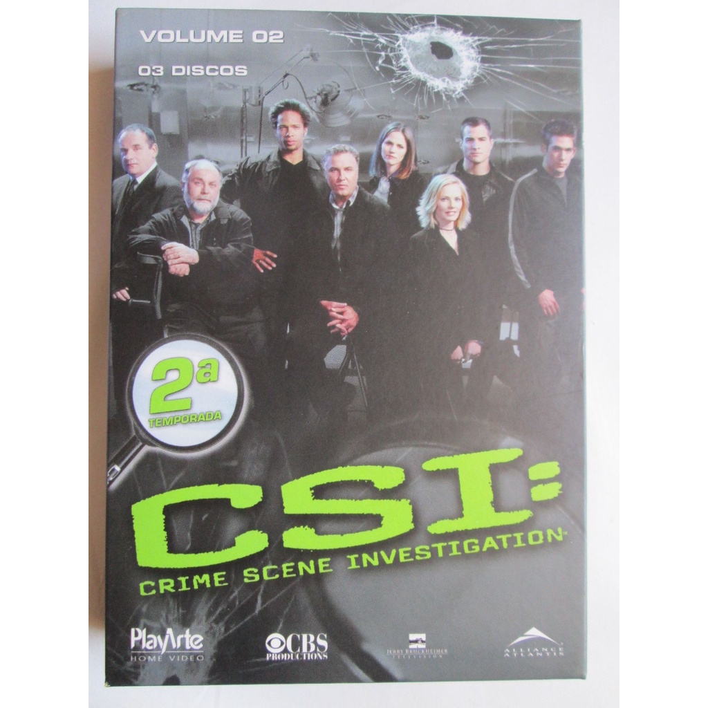 Dvd Csi Crime Scene Investigation A Temporada Vol Box Dvds