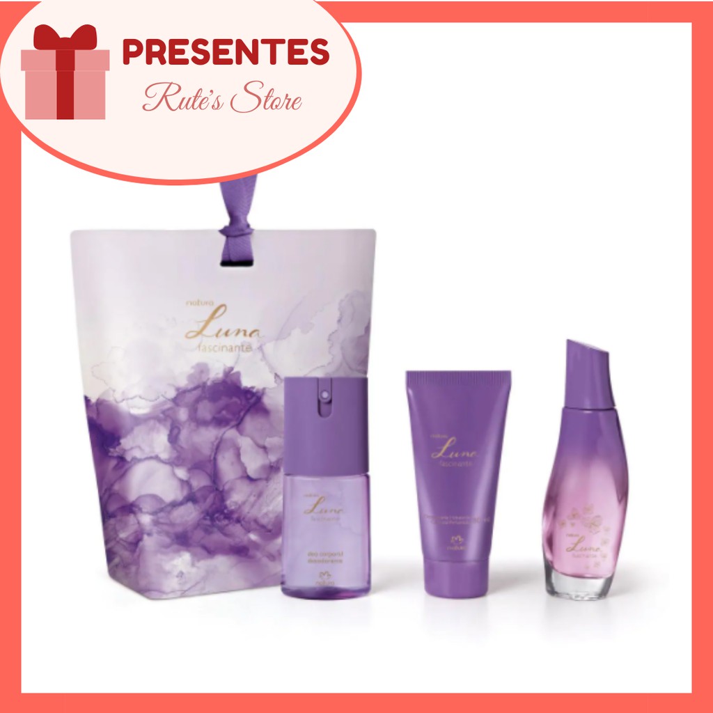 Kit Natura Presente Luna Fascinante Perfume Feminino Hidratante