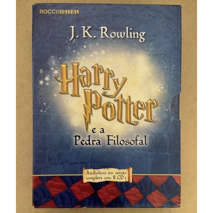 Audiolivro Harry Potter E A Pedra Filosofal Shopee Brasil