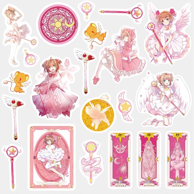 Adesivos Sakura Card Captors Shopee Brasil