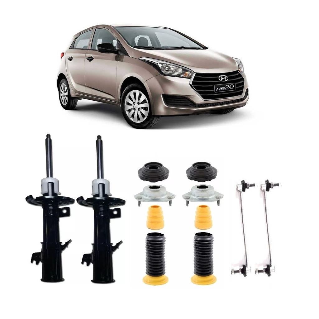 Amortecedor Kit Batente Bieleta Hyundai Hb Dianteiro At